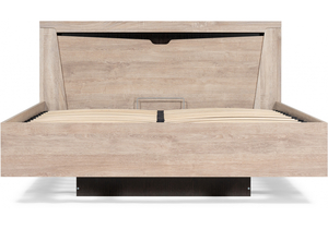 Кровать, Магантия 160х200 с ПМ парящая дуб баррик