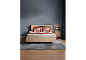 Кровать, Магантия 140х200 сПМ парящая дуб баррик