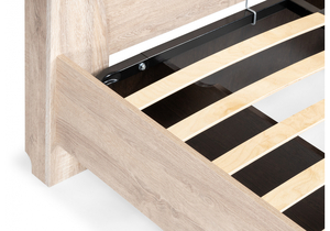 Кровать, Магантия 140х200 сПМ парящая дуб баррик