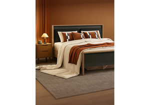 Кровать, Тхан 180х200 дуб крафт золотой / антрацит