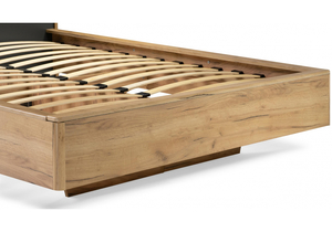 Кровать, Клауд 160х200 парящая дуб крафт золотой / антрацит