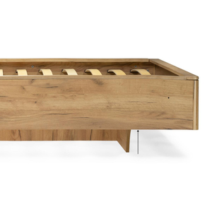 Кровать, Клауд 160х200 парящая дуб крафт золотой / антрацит