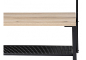 Барный стол, Нари 120х50х171 делано / черный матовый