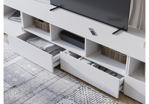 ТВ-тумба, Элла ТБ 02 белый / белый