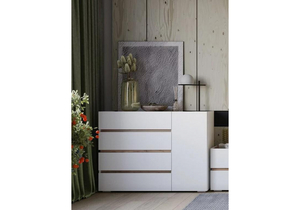 Комод, Атлон белый / дуб вотан