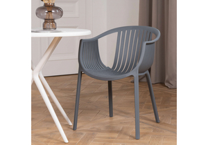 Пластиковый стул, Боркас серый