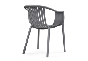 Пластиковый стул, Боркас серый