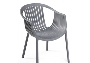 Пластиковый стул, Боркас серый