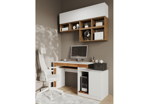 Корпусная мебель, Модена комплектация 2 белый / дуб вотан