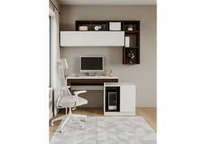 Корпусная мебель, Модена комплектация 3 белый / венге