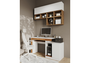 Корпусная мебель, Модена комплектация 4 белый / дуб вотан