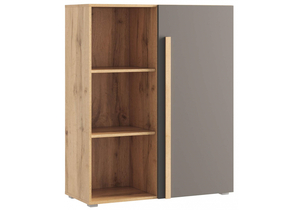 Стеллаж, Чернин дуб вотан / графит