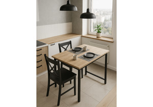 Обеденный стол, Дилан Лофт 120х60х90 дуб вотан