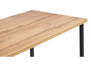 Обеденный стол, Дилан Лофт 120х40х90 дуб крафт золотой