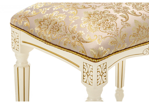 Банкетка, Беттино патина золото / бежевый