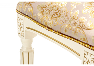 Банкетка, Беттино патина золото / бежевый