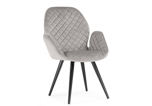 Стул, Муат поворотное confetti silver / черный