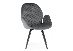 Стул, Муат поворотное графитовый / черный