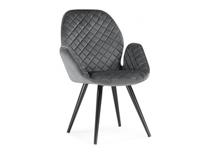 Стул, Муат поворотное графитовый / черный