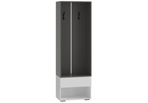 Корпусная мебель, Роут белый / графит комплектация 8