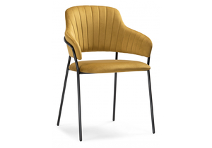 Обеденная группа, Ирта дерево / желтый / черный глянец