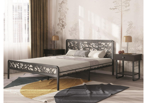 Тумба прикроватная, Малгома черная / венге