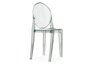Пластиковый стул, Victoria clear gray