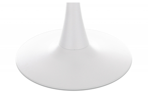 Стол стеклянный, Tulip 90 super white glass