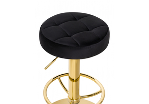 Барный стул, Marun black / gold