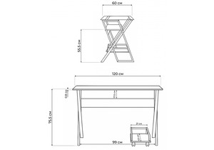 Офисная мебель, Gunar silver gray / clear glass