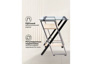 Офисная мебель, Gunar silver gray / clear glass