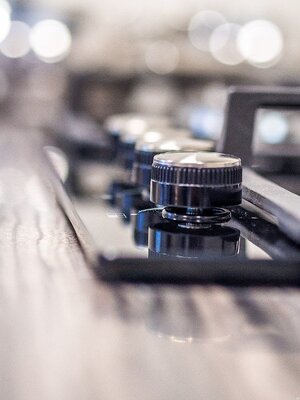 Газовая варочная поверхность GVG 640-1 BL, Черный