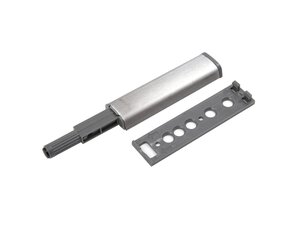 Толкатель накладной Push-to-Open (скрытое крепление), Нержавеющая сталь