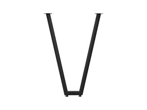 Подстолье Лофт V-образное регулируемое, Черный муар