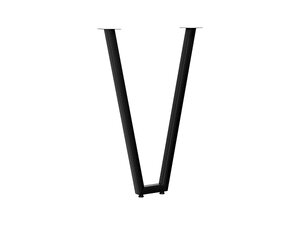Подстолье Лофт V-образное регулируемое, Черный муар
