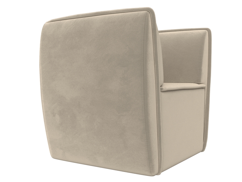 Кресло Бергамо, Микровельвет, Бежевый