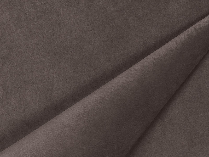 Диван угловой Брюссель левый угол, Велюр, Seven 729 бежевый;Seven 727 коричневый