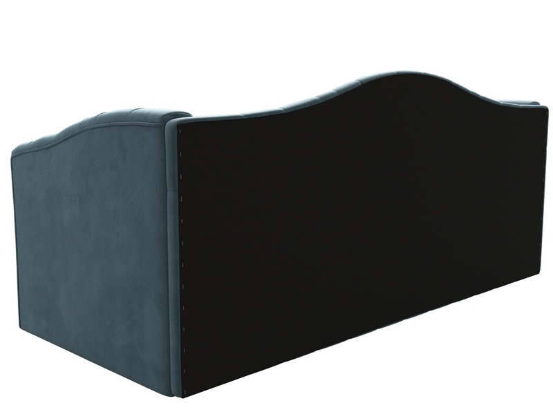 Диван детский прямой Мечта, Велюр, SEVEN 113 бирюзовый