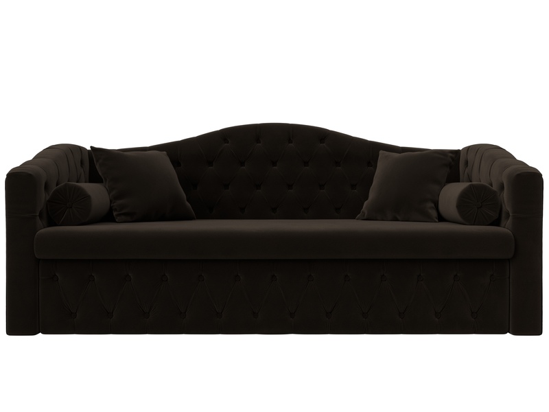 Диван детский прямой Мечта, Микровельвет, Коричневый