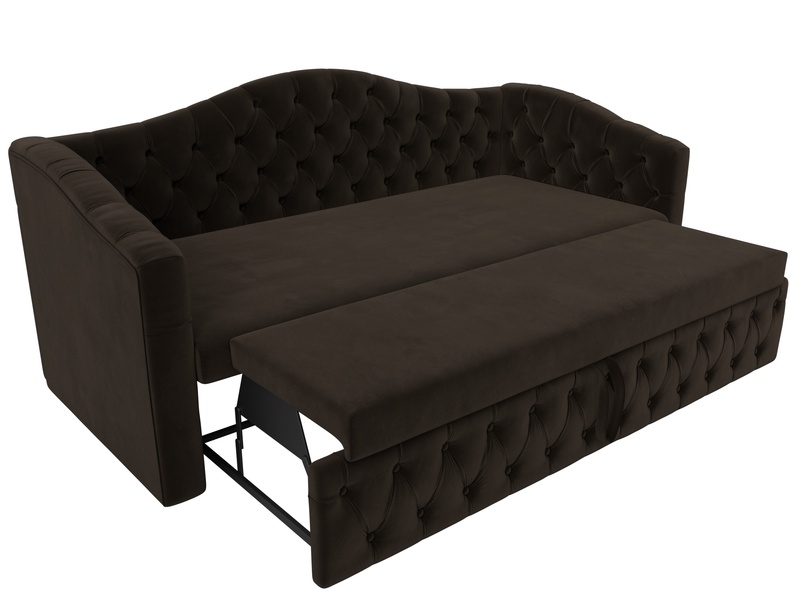 Диван детский прямой Мечта, Микровельвет, Коричневый