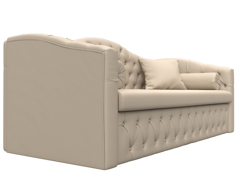 Диван детский прямой Мечта, Экокожа, Бежевый