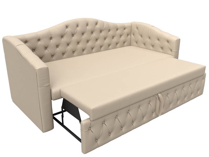 Диван детский прямой Мечта, Экокожа, Бежевый