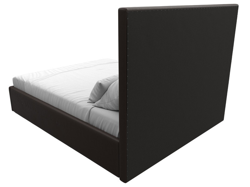 Кровать интерьерная Афродита 160, Экокожа, Коричневый