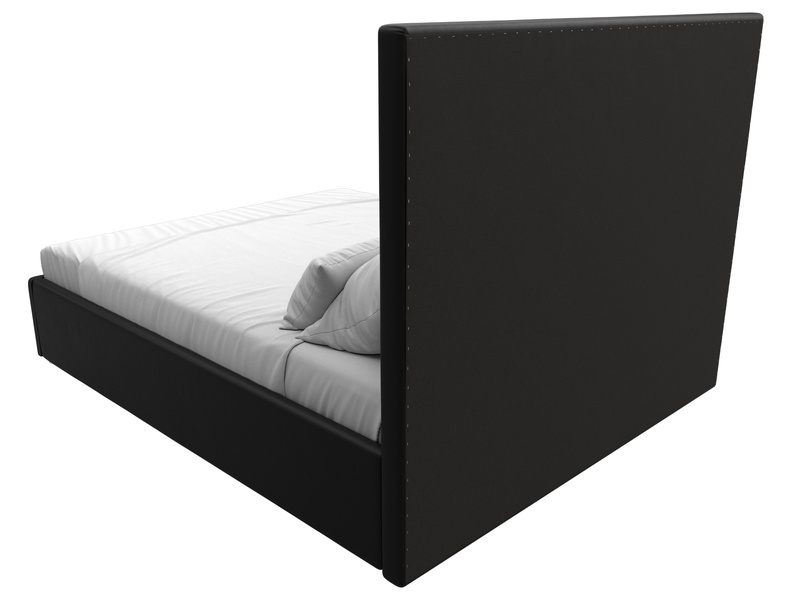 Кровать интерьерная Афродита 160, Экокожа, Черный