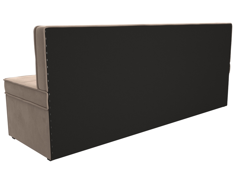 Диван кухонный прямой Техас, Велюр, SEVEN 729 бежевый