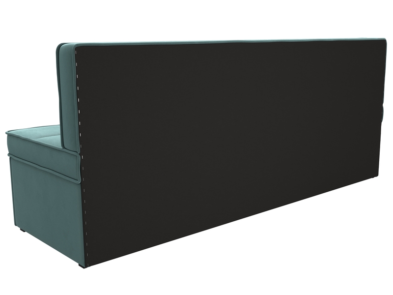 Диван кухонный прямой Техас, Велюр, SEVEN 113 бирюзовый