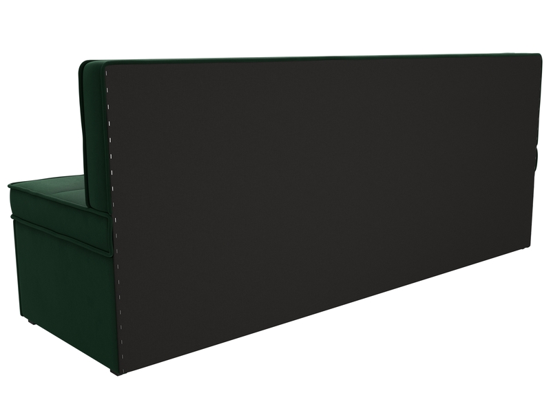 Диван кухонный прямой Техас, Велюр, SEVEN 626 зеленый