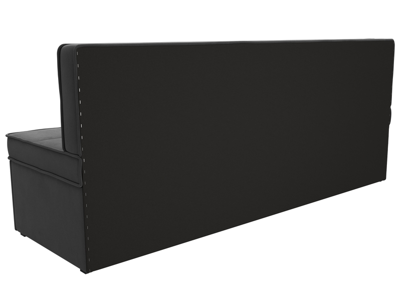 Диван кухонный прямой Техас, Велюр, SEVEN 17 серый