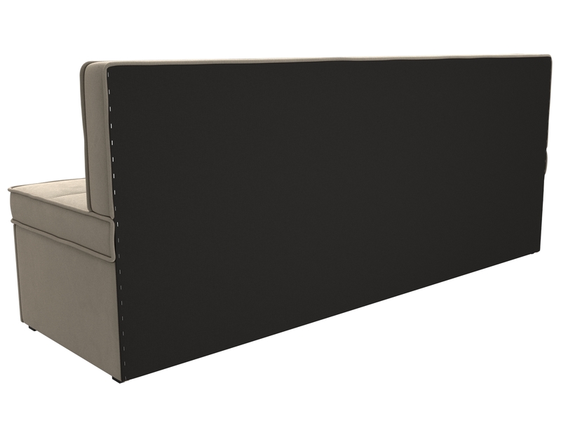 Диван кухонный прямой Техас, Микровельвет, Бежевый