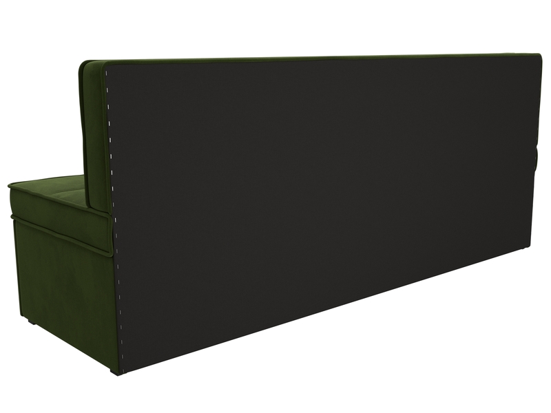 Диван кухонный прямой Техас, Микровельвет, Зеленый